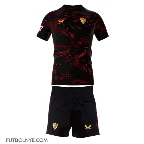 Camiseta Sevilla Tercera Equipación para niños 2024-25 manga corta (+ pantalones cortos)